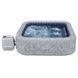 Надувной джакузи Bestway 6001Q LAY-Z-SPA San Francisco HydroJet Pro с управлением с помощью приложений, на 7 человек, 230 x 230 x 71 см, вид мрамора (бархатный серый) | , Bestway