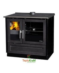 Печь с варочной поверхностью и духовкой Plamen 910 Glas, 9 кВт, черная