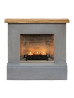 Камінокомплект Tagu ROLF ZenFlame сірий