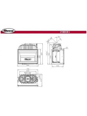 Каминная топка Dovre 2180 CBS
