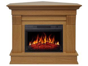 Каминокомплект универсальный 2в1 ArtiFlame Albion AF23S светлый дуб с обогревом и звуком горения огня