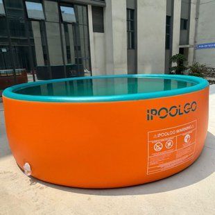 Бассейн IPOOLGO POOL, размер 3.7 x 1.2 м, цвет ORANGE