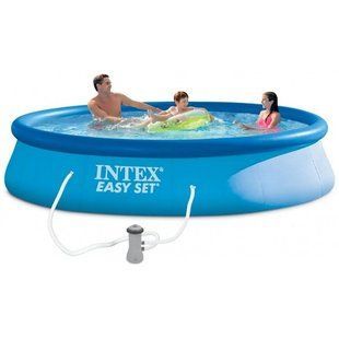 Бассейн наливной Intex 28142 с фильтр-насосом