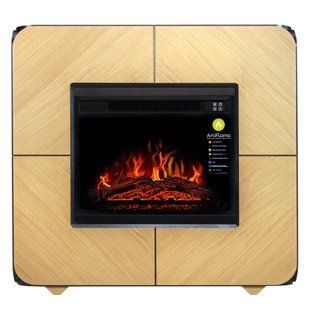 Каминокомплект ArtiFlame CUBE AF23S СВЕТЛЫЙ ДУБ (СО ЗВУКОМ)