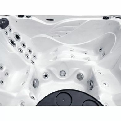 Гідромасажний басейн Passion Spas Solace (213х213х91 см), Сріблясто-білий