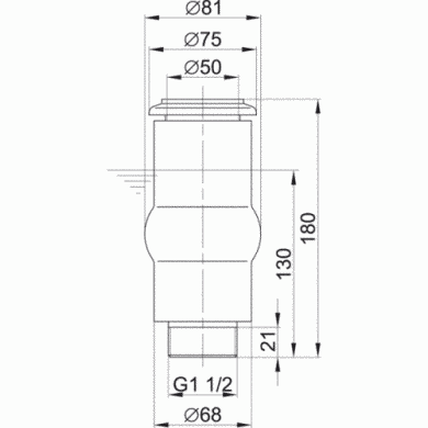 Форсунка &laquo;пінний стовп&raquo; Schaumsprudler 55-15 E - 50987