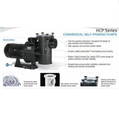 Насос Hayward HCP38253E1 KAP250 T1.B (380В, 41 м3/ч, 2.5HP)