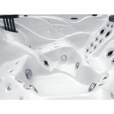Гідромасажний басейн Passion Spas Solace (213х213х91 см), Сріблясто-білий