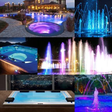 Прожектор світлодіодний Aquaviva HT201S 546LED (33 Вт) RGB сталевий