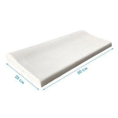 Копінговий камінь Aquazone 250x500x50-25 мм, білий