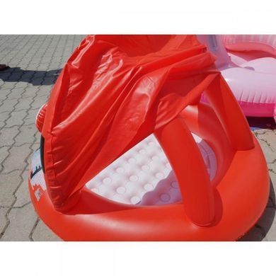 Надувний басейн &laquo;Божа корівка&raquo; Bestway 52189, червоний, 97х66 см, з навісом
