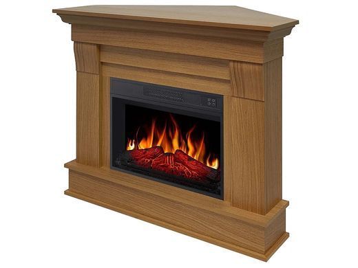 Каминокомплект универсальный 2в1 ArtiFlame Albion AF23S светлый дуб с обогревом и звуком горения огня
