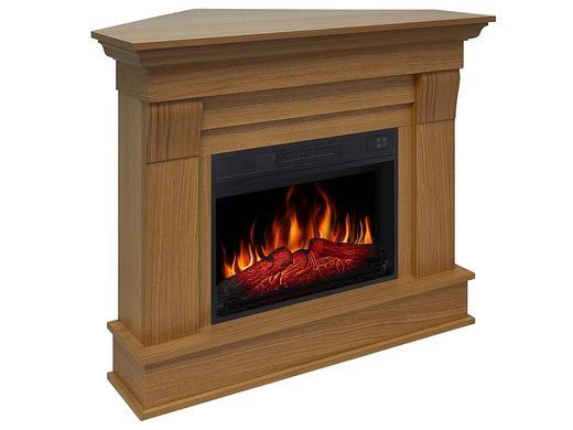 Каминокомплект универсальный 2в1 ArtiFlame Albion AF23S светлый дуб с обогревом и звуком горения огня