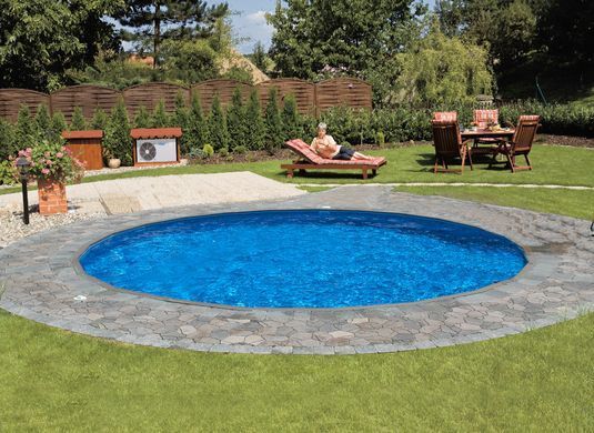 Басейн збірний круглий IBIZA POOL 5,0 х 1,5 м стаціонарний