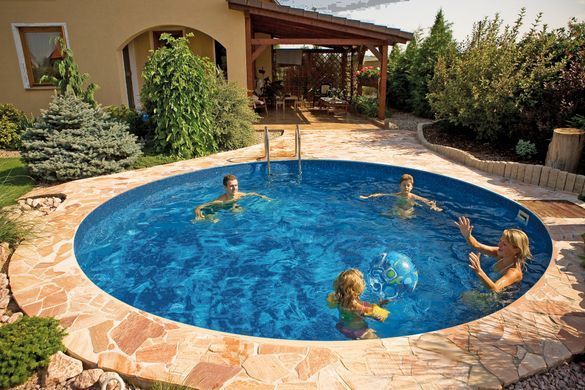 Басейн збірний круглий IBIZA POOL 5,0 х 1,5 м стаціонарний