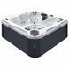 Гідромасажний басейн Passion Spas Solace (213х213х91 см), Сріблясто-білий