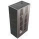 Камін Kratki FLOKI BOX 8 kW &Oslash; 160 в обудові з керамограніту OXIDE NERO