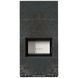 Камін Kratki FLOKI BOX 8 kW &Oslash; 160 в обудові з керамограніту OXIDE NERO