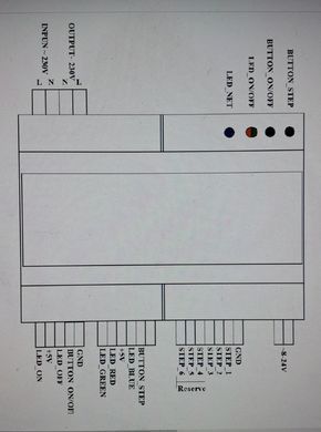 Блок управления скоростью аттракционов(220в) + 1 пьезокнопка(без щита), Tech-Pool, 4,0кВт Вх1Р220/Вых3Р220&Delta;