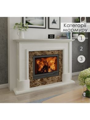 Каминная облицовка Hitis Лотос, материал мрамор категории 2