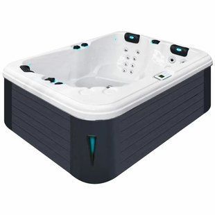 Гидромассажный бассейн Passion Spas Renew (208х155х83 см), Серебристо-белый