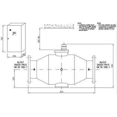 Ультрафіолетова установка Sita UV SMP 25 ECOLINE XL (170 м3/год, DN200, 2.5 кВт)