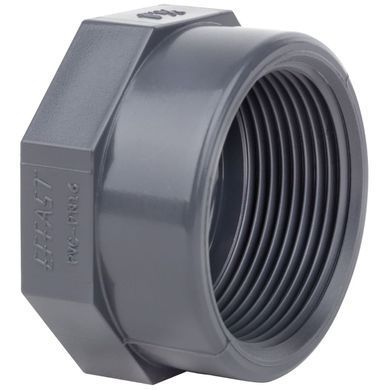 Заглушка ПВХ Era US601750 із внутрішньою різьбою, d50x1-1/2"