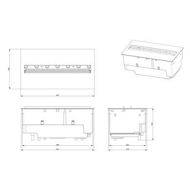 Електрокамін Dimplex Cassette 400 LED (без дров)