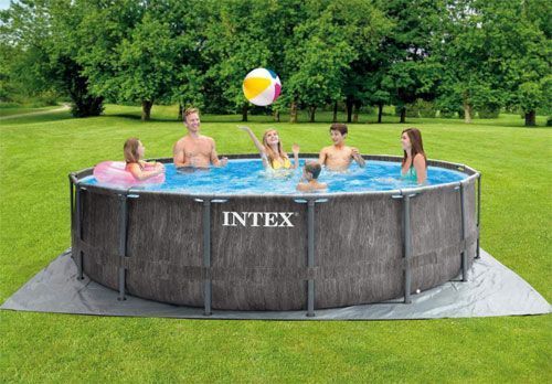 КАРКАСНЫЙ БАССЕЙН INTEX, 457Х122СМ (ФИЛЬТР-НАСОС, ЛЕСТНИЦА, ТЕНТ)