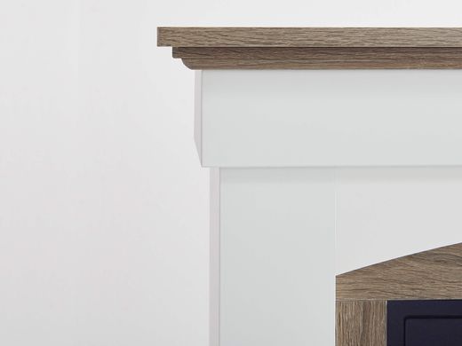 Електрокамін ArtiFlame Woodley AF23BS білий/дуб сірий
