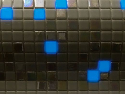 Стеклянная мозаика LU-35 Gatria MIX (2.5 x 2.5 см) на бумаге