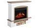 Електрокамін ArtiFlame Woodley AF23BS білий/дуб сірий