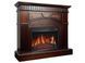Каминокомплект ArtiFlame York AF23S махагон коричневый антик с обогревом и звуком горения огня