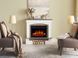 Електрокамін ArtiFlame Woodley AF23BS білий/дуб сірий