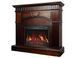 Каминокомплект ArtiFlame York AF23S махагон коричневый антик с обогревом и звуком горения огня