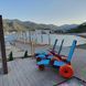 Пляжное кресло-шезлонг Beachstar на 3 колеса + подлокотники и ремень безопасности