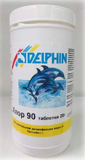Delphin Хлор 90 1 кг тривалий хлор для басейну в таблетках