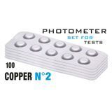 Таблетки Water-I.D.Copper № 2 (Медь 0 - 5 мг/л) (100 таб/уп.) (10таб/шт) PrimerLab