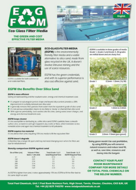 Скляний пісок ECO GLASS FILTER MEDIA (EGFM), фракція1,0 - 3,0 мм, 25 кг