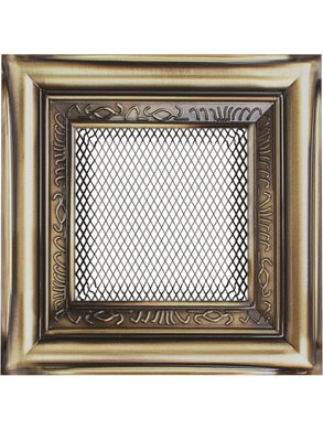 Вентиляційна решітка Kratki 11x11 см рустикальна