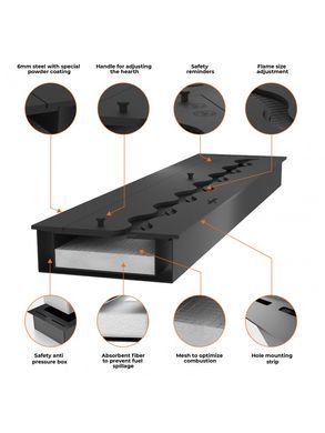Биокамин Infire INSIDE BLACK 800