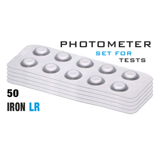 табл. Iron LR (Железо, 0 &ndash; 1мг/л) 50 пиг/уп. (10 пиг/шт) Photometer/Comporator