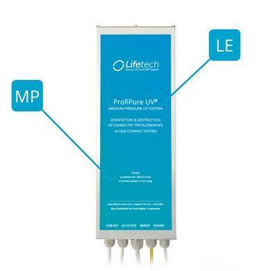 УФ установка PROFIPURE 0.25 кВт, 4.7 м3/год, без очисника, 1 лампа