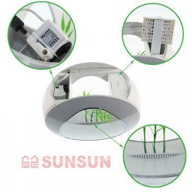 АКВАРІУМ НАСТІЛЬНИЙ SUNSUN YA 01 WHITE