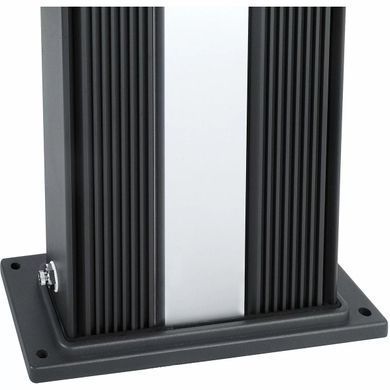 Душ сонячний Aquaviva Hybride Dada Straight алюмінієвий з мийкою для ніг, антрацит DS-D463NX, 40 л
