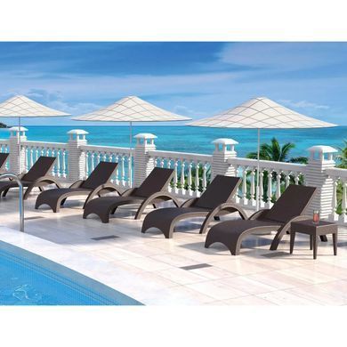 Шезлонг Aquajoy Fiji, коричневый