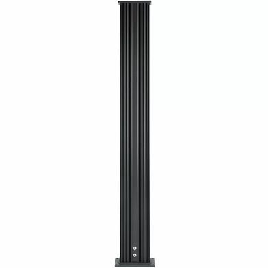 Душ сонячний Aquaviva Hybride Dada Straight алюмінієвий з мийкою для ніг, антрацит DS-D463NX, 40 л