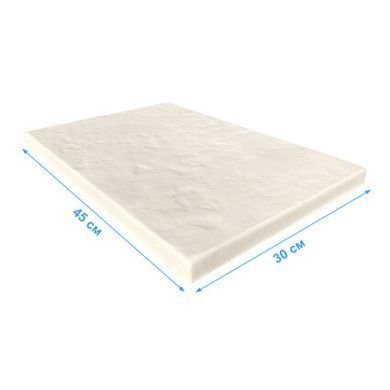 Терасна плитка Aquazone 450x300x25 мм, біла римська кладка