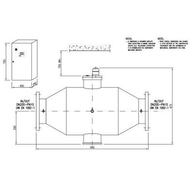 Ультрафіолетове встановлення Sita UV SMP 35 ECOLINE XL (333 м3/год, DN200, 3.8 кВт)