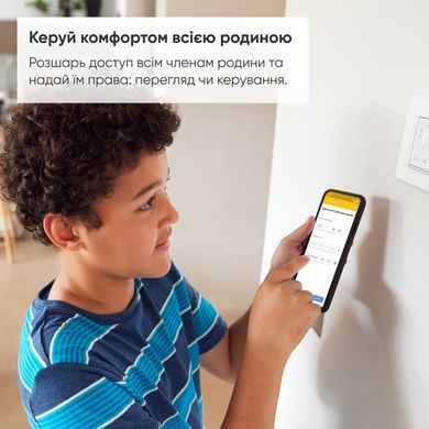 Терморегулятор Terneo AX, білий